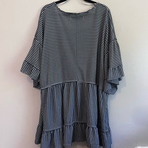 Free People Striped Mini Dress